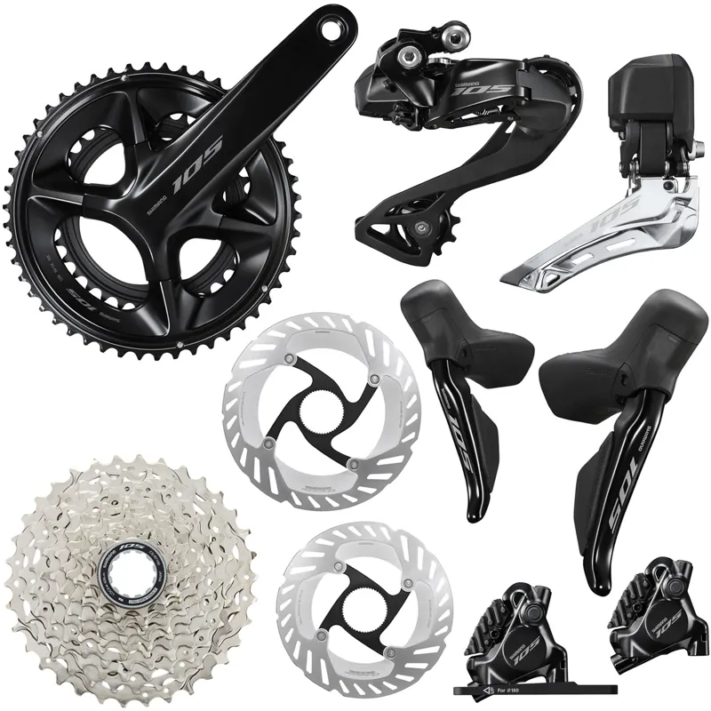 SHIMANO 105 DI2 R7100 GROUPSET 170 50 34